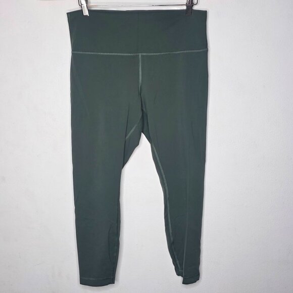 Lululemon Wunder Train High Rise Tight 28" Algae Green Women's Size 14 - Picture 1 of 6